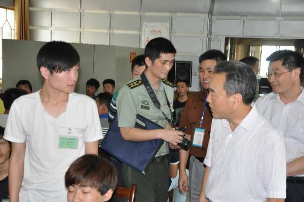 淮北市征兵体检工作在我院启动